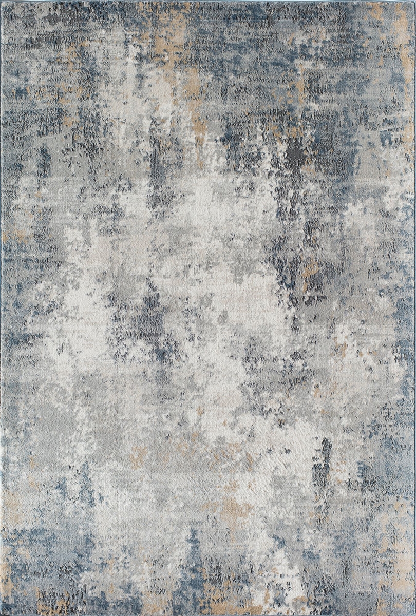 RA30216 5 ft. 3 in. x 7 ft. Ludlow MD25A Stonework Grey Transitional Vintage Ivory Area Rug