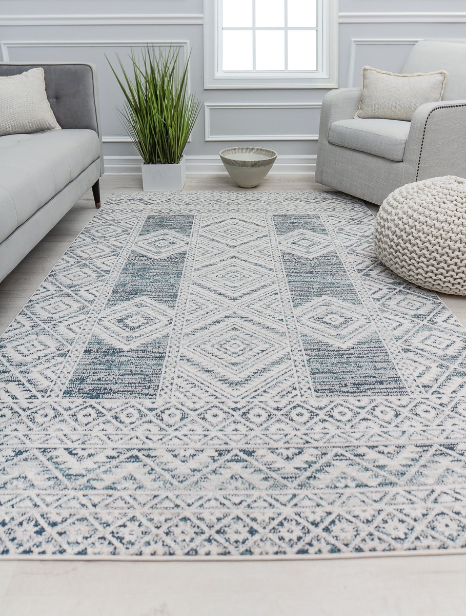 RA31135 5 ft. 3 in. x 7 ft. Cora CL45A Rhine River Transitional Vintage Navy Area Rug