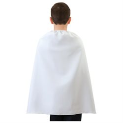 Picture of RG Costumes 75076-W 26 in. White Superhero Child Cape