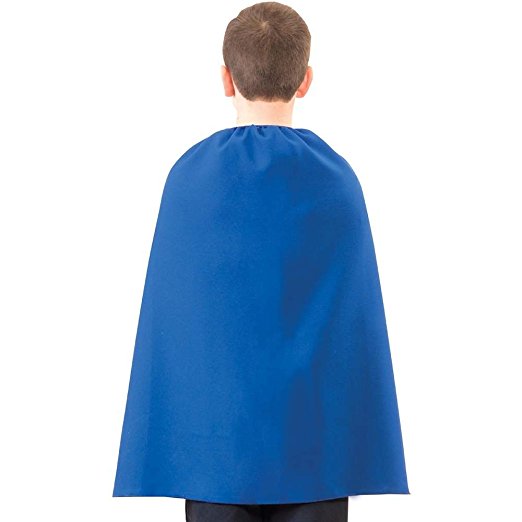 Picture of RG Costumes 75072-BL 26 in. Blue Superhero Child Cape