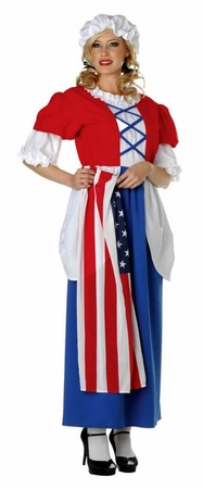 Picture of RG Costumes 86216-XXL Betsy Ross Adult Costume - 2XL