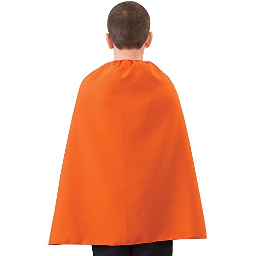 Picture of RG Costumes 75077-O 26 in. Superhero Child Cape - Orange