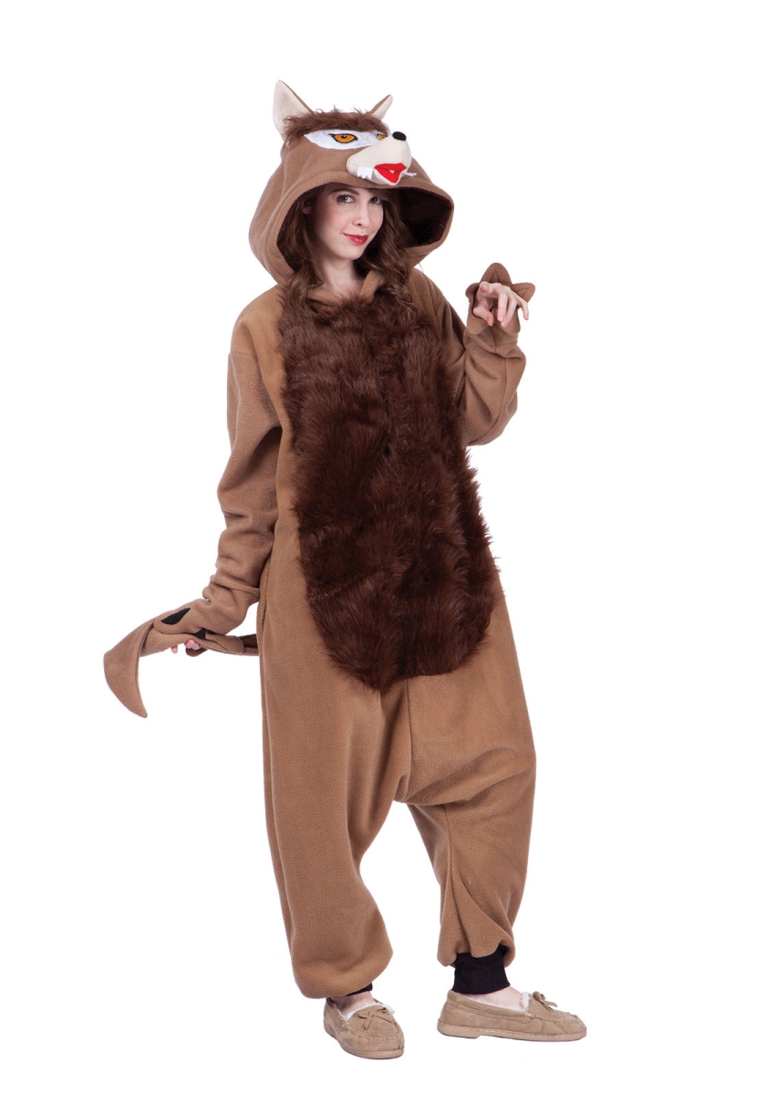 Picture of RG Costumes 40043 Graywind Wolf Adult  Costume