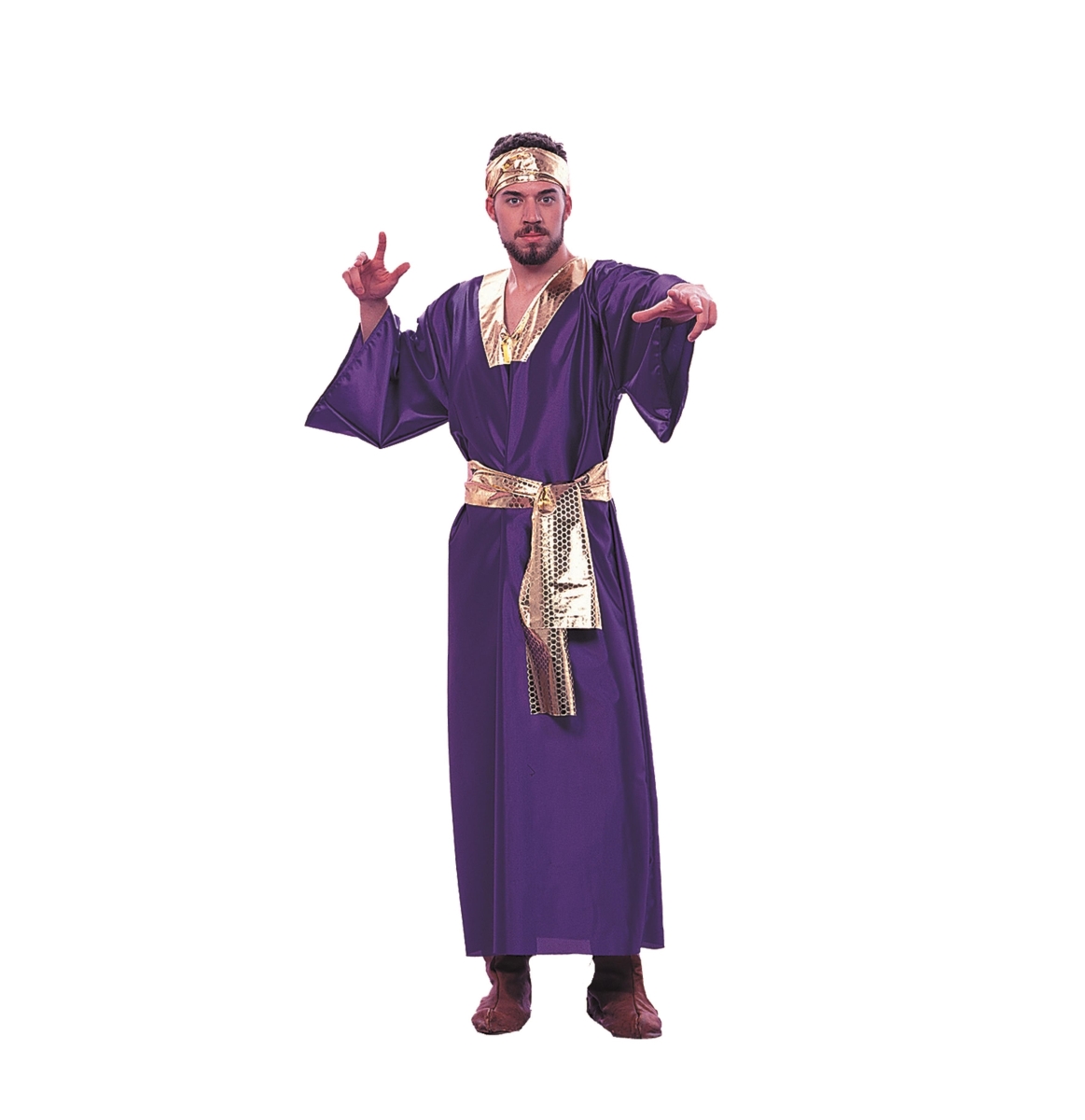 Picture of RG Costumes 80181 Wiseman Adult Costume&#44; Purple - Standard Size
