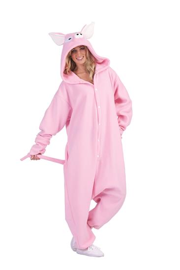 Picture of RG Costumes 40018 Penelope Pig Adult  Costume Dress - Pink