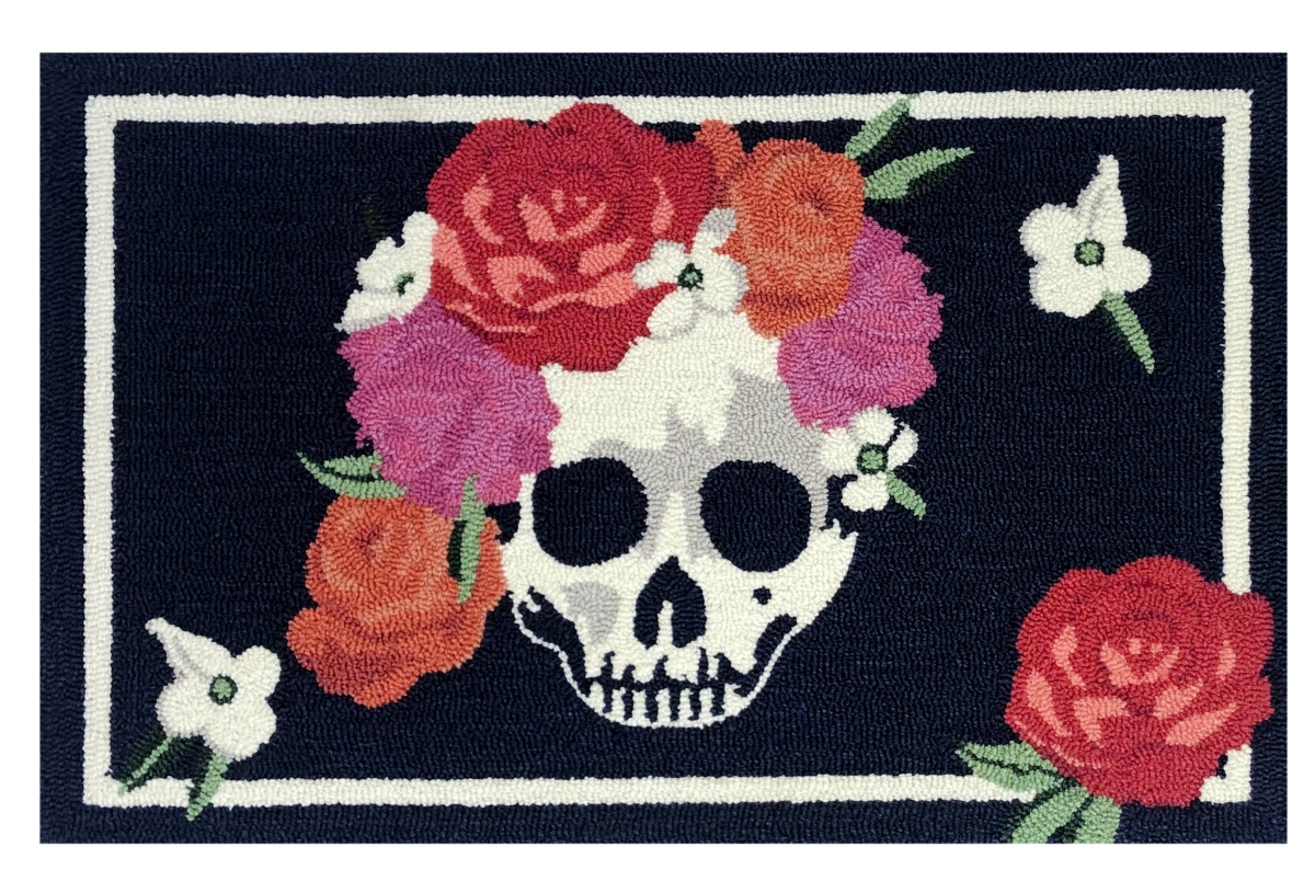 25890A Floral Skull Size 22'X36'