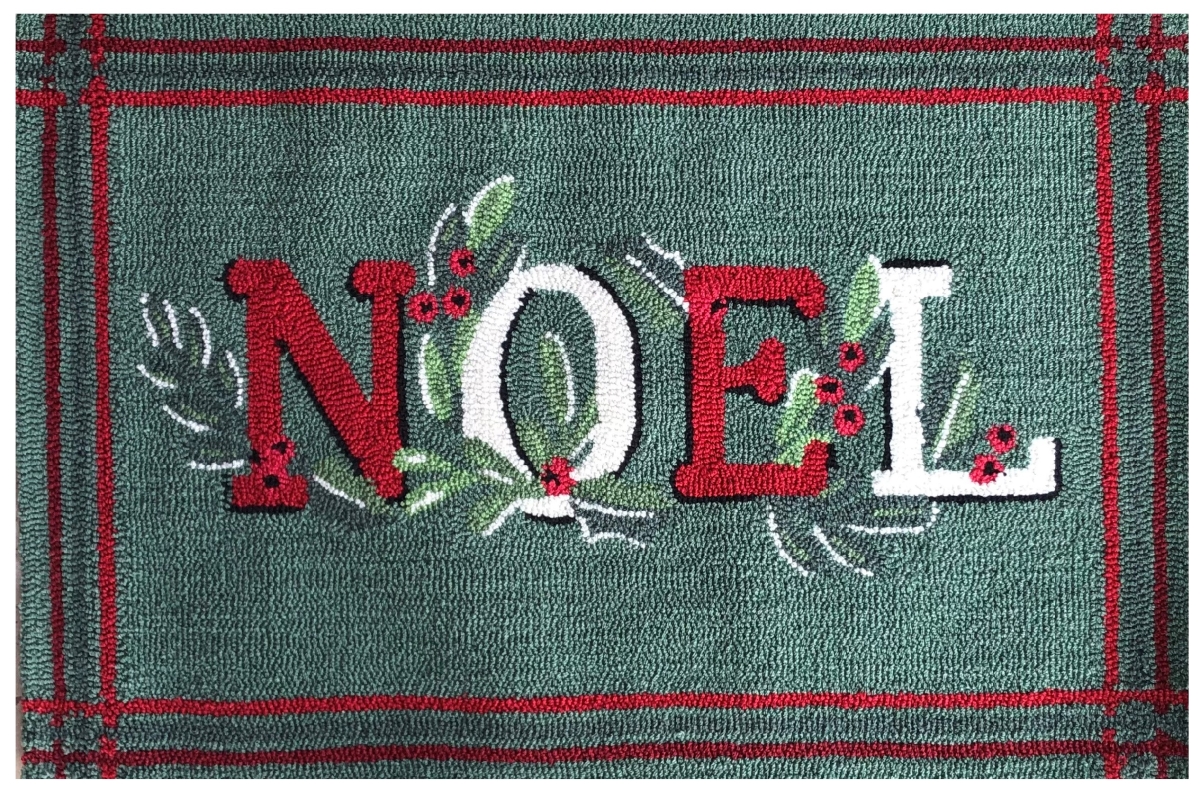 26316A Noel Green Stripes Size 24'X36'