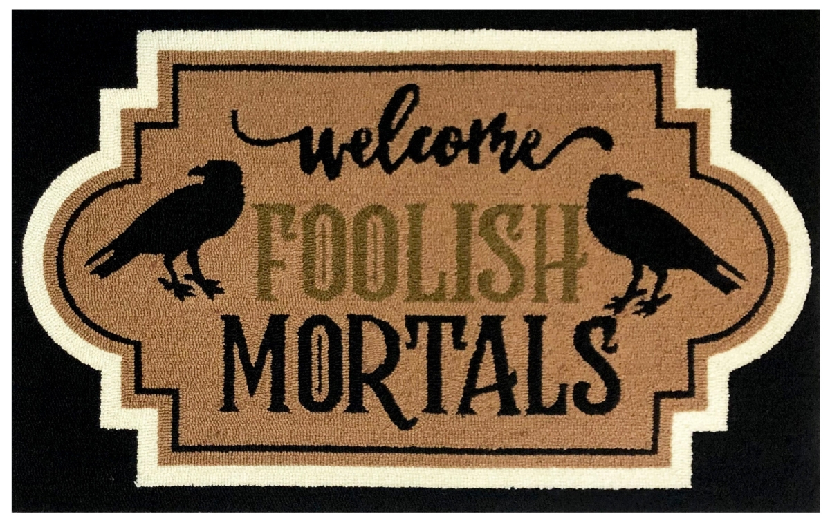 26271A Foolish Mortals Black Size 24'X36'