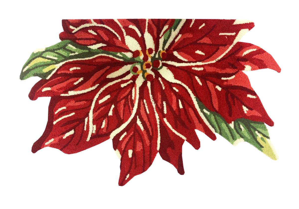 26257A Poinsettia Slice Size 24'X36'