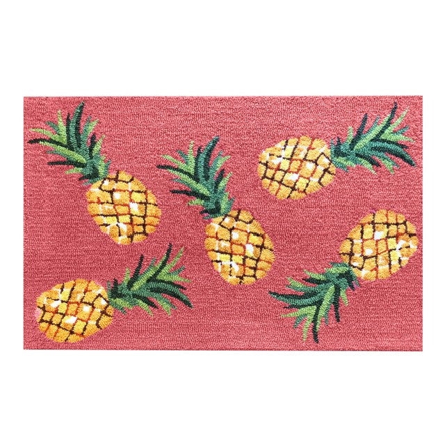 26238A Pineapple Toss Coral Size 24'X36'