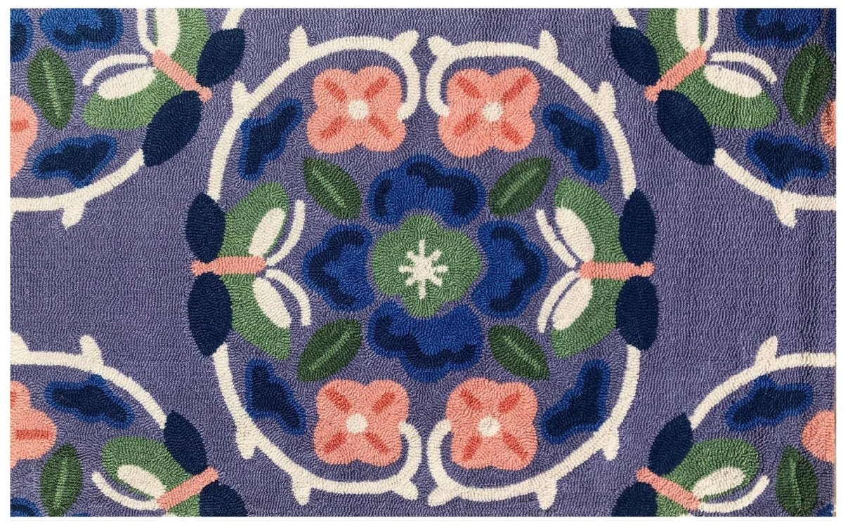 26358A Butterfly Medallion Lavandr Size 24'X36'