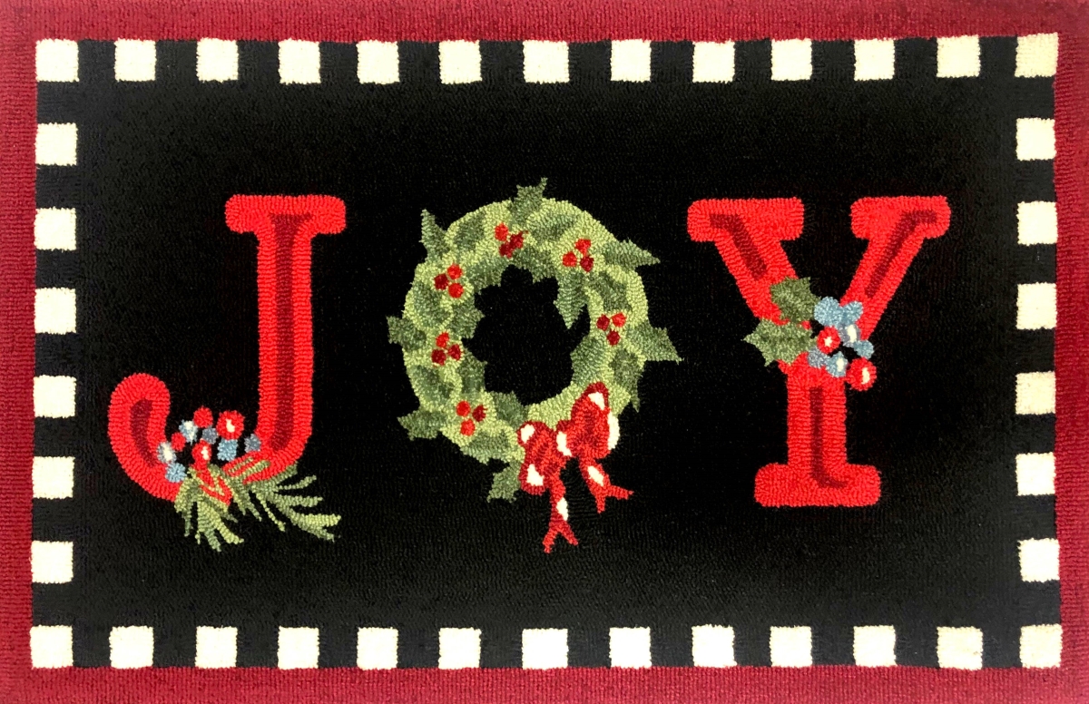 26108A Joy Check Border Size 24'X36'