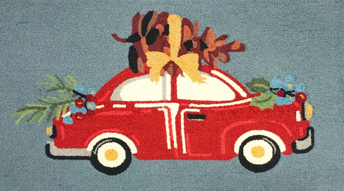 26085A Pinecone Tree On Car Size 24'X36'