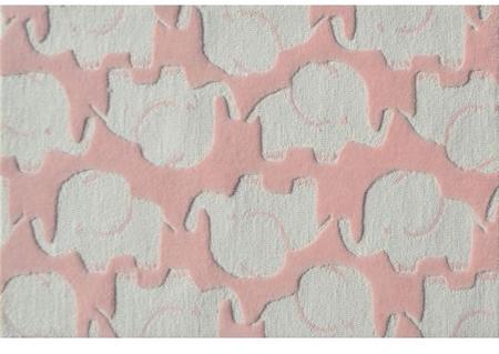 Picture of Rug Market 74169B 2.8 x 4.8 ft. Elephant Area Rug - Pink & White