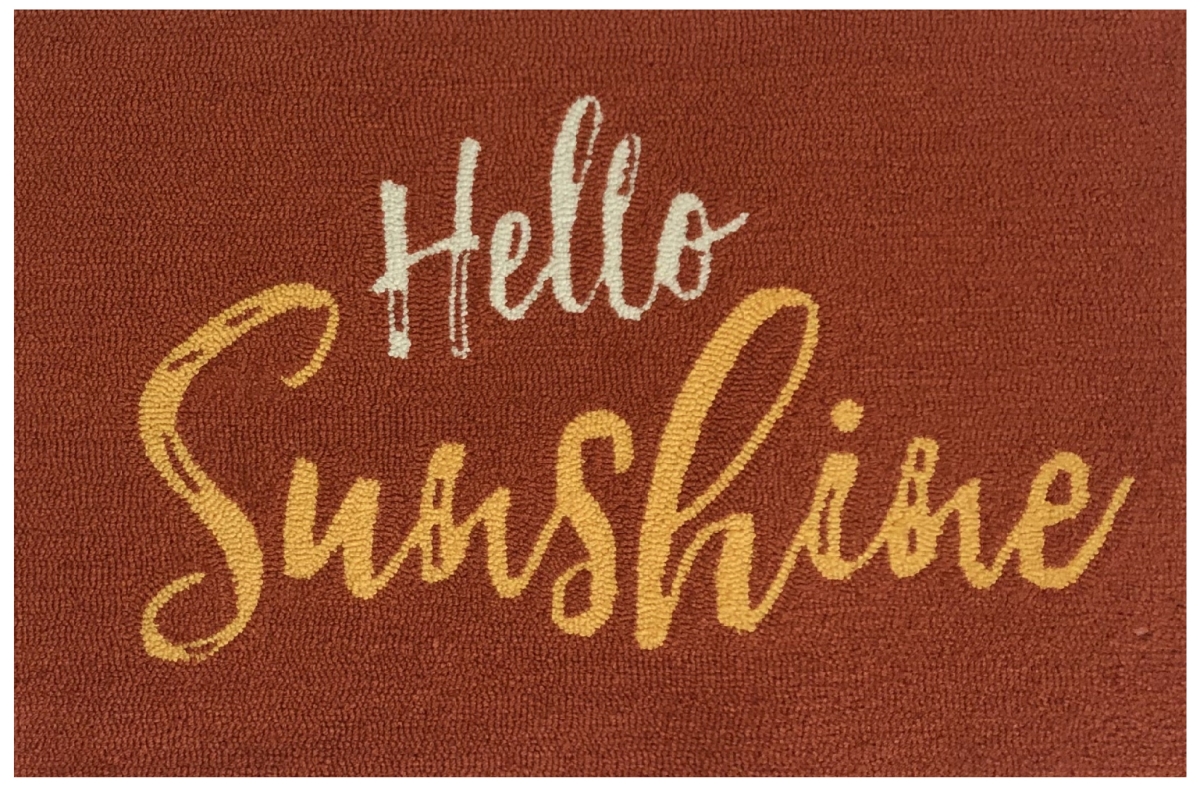 25982B 30 x 48 in. Hello Sunshine Rug - Citrus