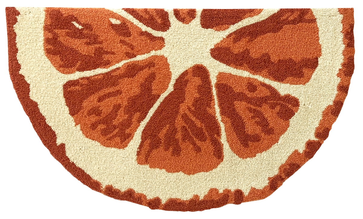 22.44 x 38.4 in. Orange Slice Area Rug