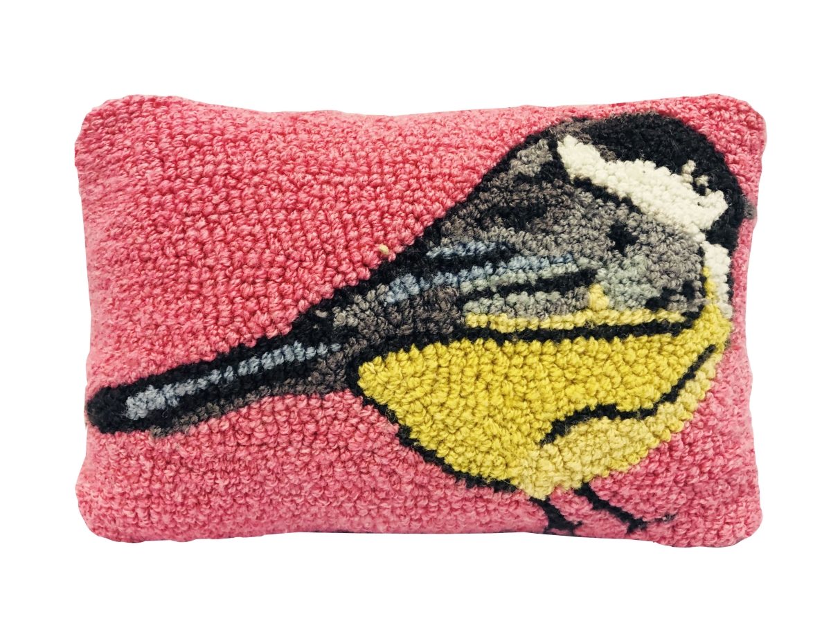 25819P 8 x 12 in. Chickadee Pillow - Pink