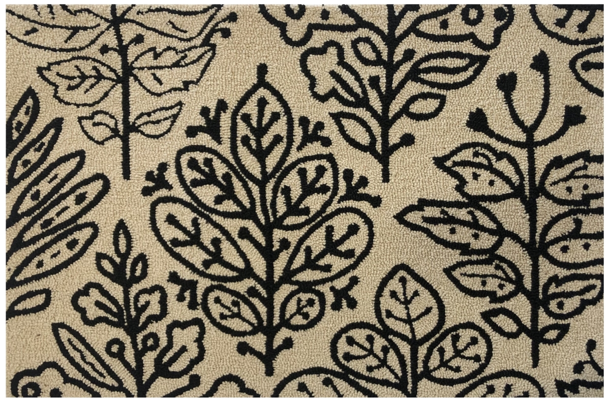 24 x 36 in. Botanical Tile Moonbeam Rug