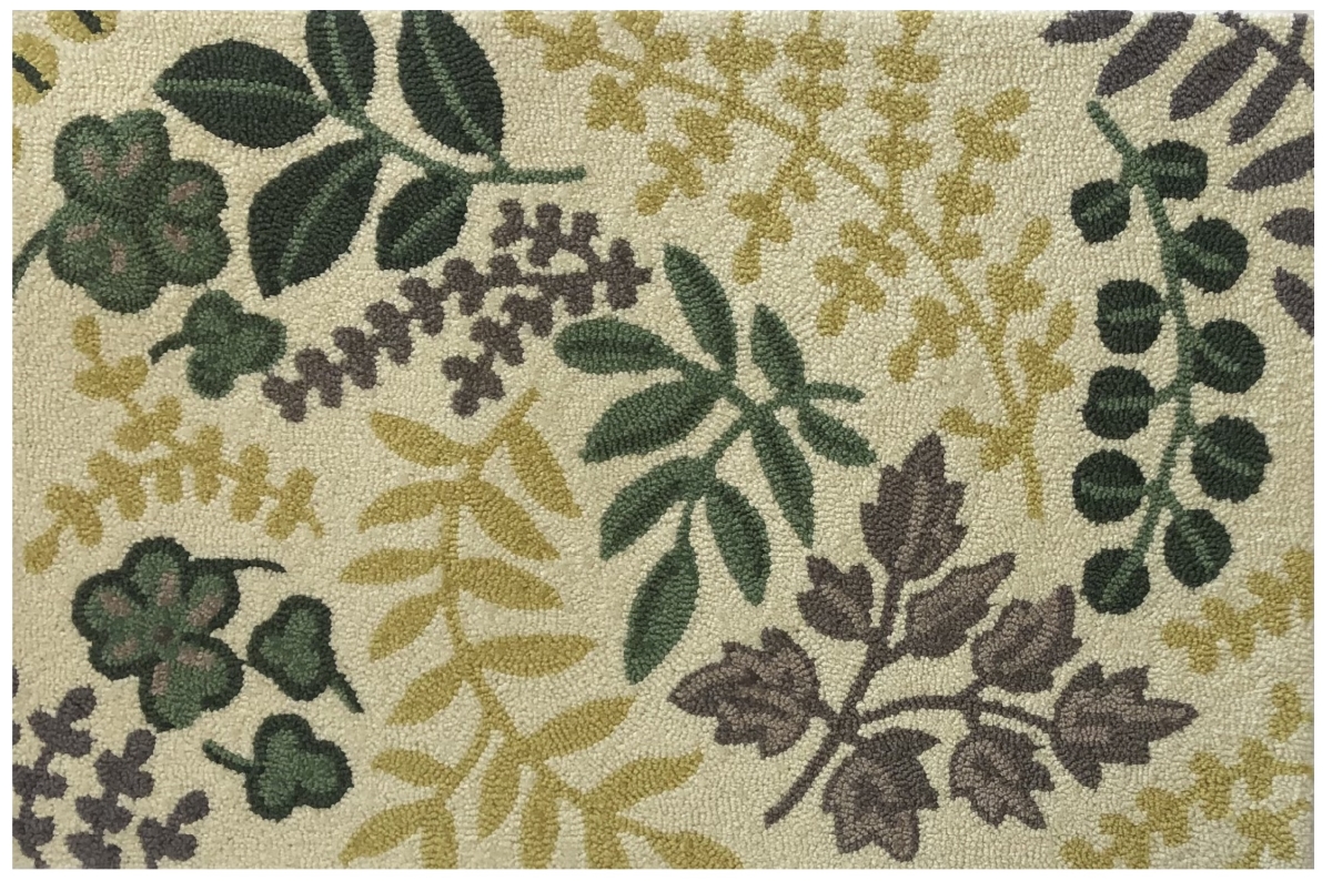 24 x 36 in. Lucky Fern Rug - Cream