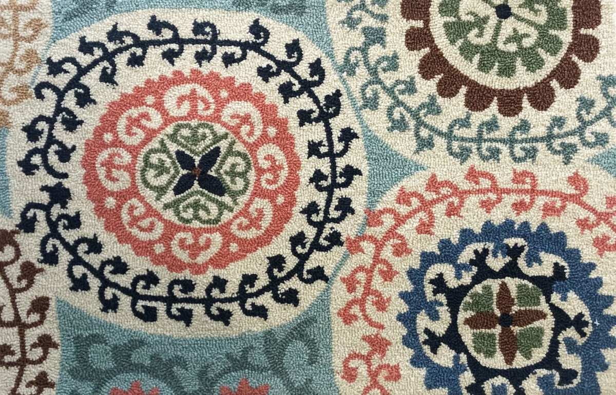 24 x 36 in. Shayla Rug - Aqua