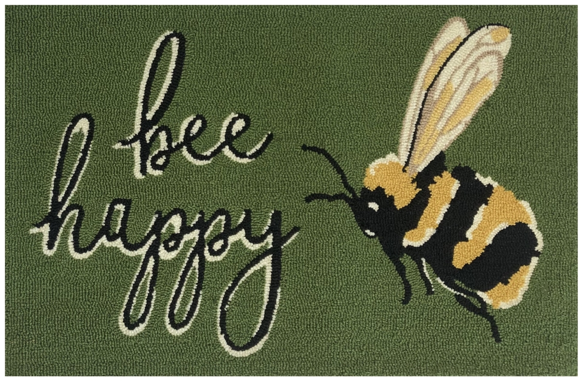 26395B 30 x 48 in. Bee Happy Rug