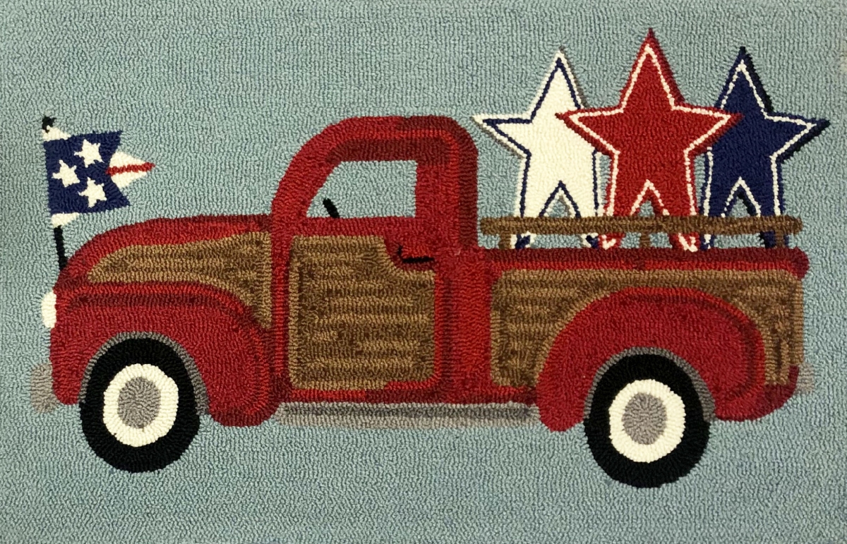 26478B 30 x 48 in. Americana Vintage Truck Rug