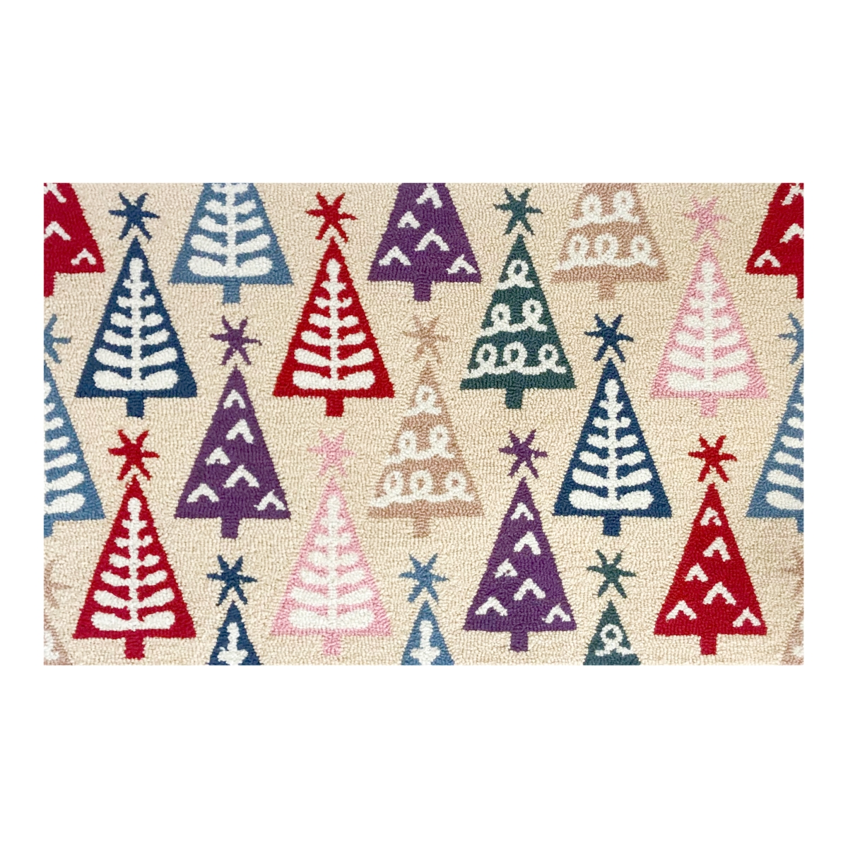 26468B Scandi Trees Cream Size 30X48