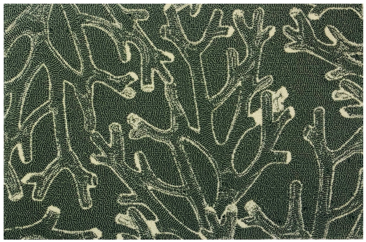 26486B Coral X-Ray Aqua Size 30X48