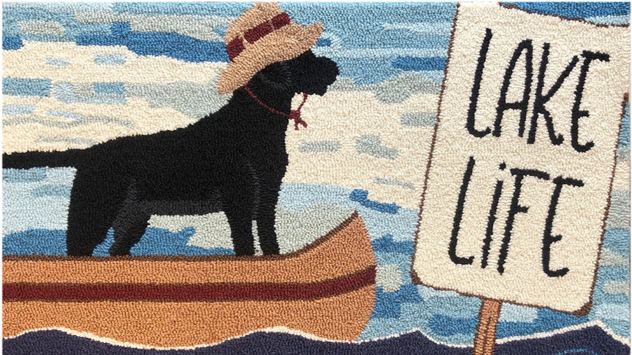 Picture of The Rug Market 26562A Lake Life Lab Size 24X36