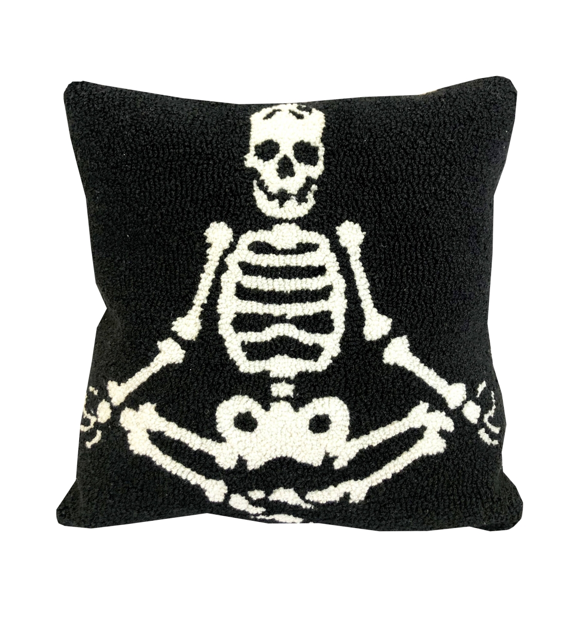 Picture of The Rug Market 81054P Skeleton Yoga Pillow Size 16X16