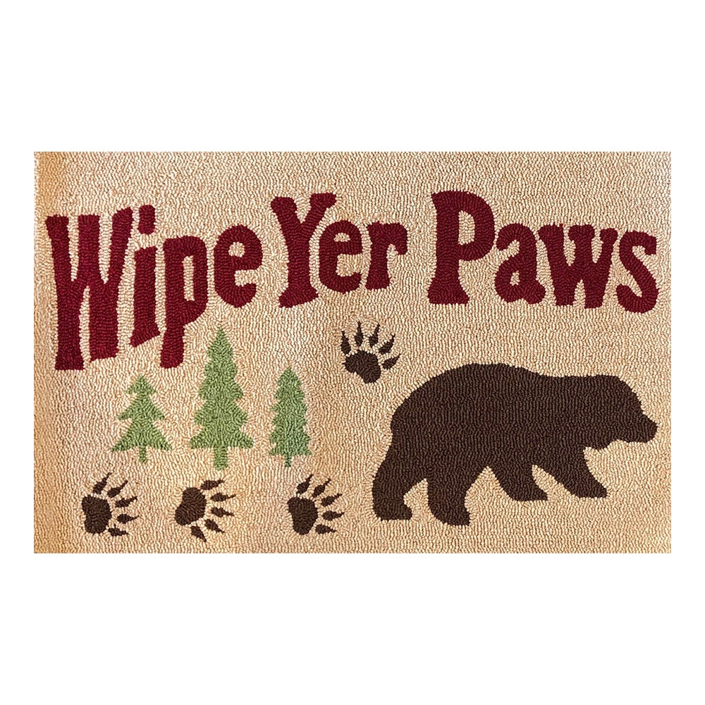 26550A Wipe Yer Paws Tan Size 24X36