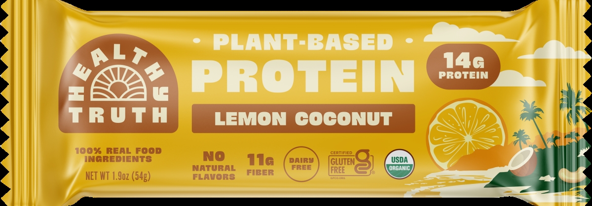 Picture of HEALTHY TRUTH LLC Lem-Coco-Bar-12pk Lemon Coconut- Plant Based Protein Bar (Case of 12)