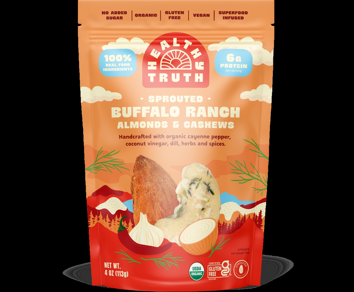 Picture of Healthy Truth Buff-Ranch-Alm-4oz Buffalo Ranch Almonds (4oz) (Plant based)