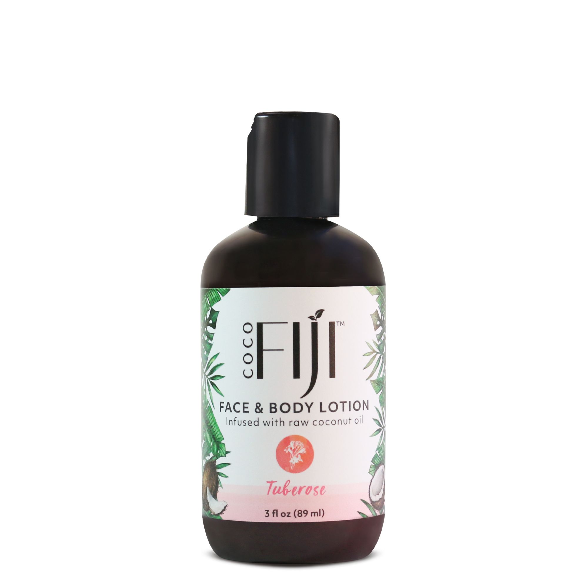 Picture of Coco Fiji 833884000701 3 oz Infused Face & Body Lotion with Raw Coconut Oil&#44; Tuberose