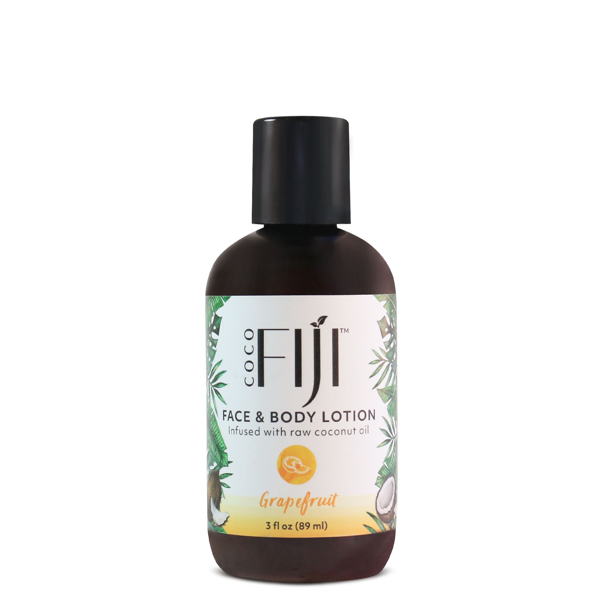 Picture of Coco Fiji 833884001241 3 oz Infused Face & Body Lotion with Raw Coconut Oil&#44; Pink Grapefruit
