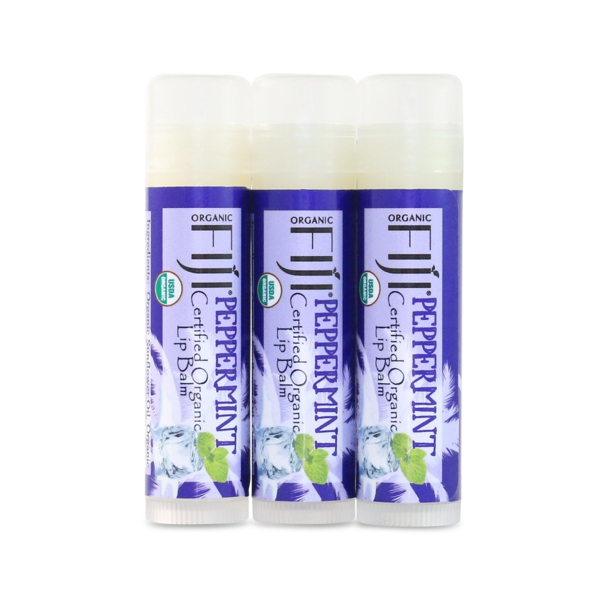 0.15 oz Peppermint Lip Balm - Pack of 3