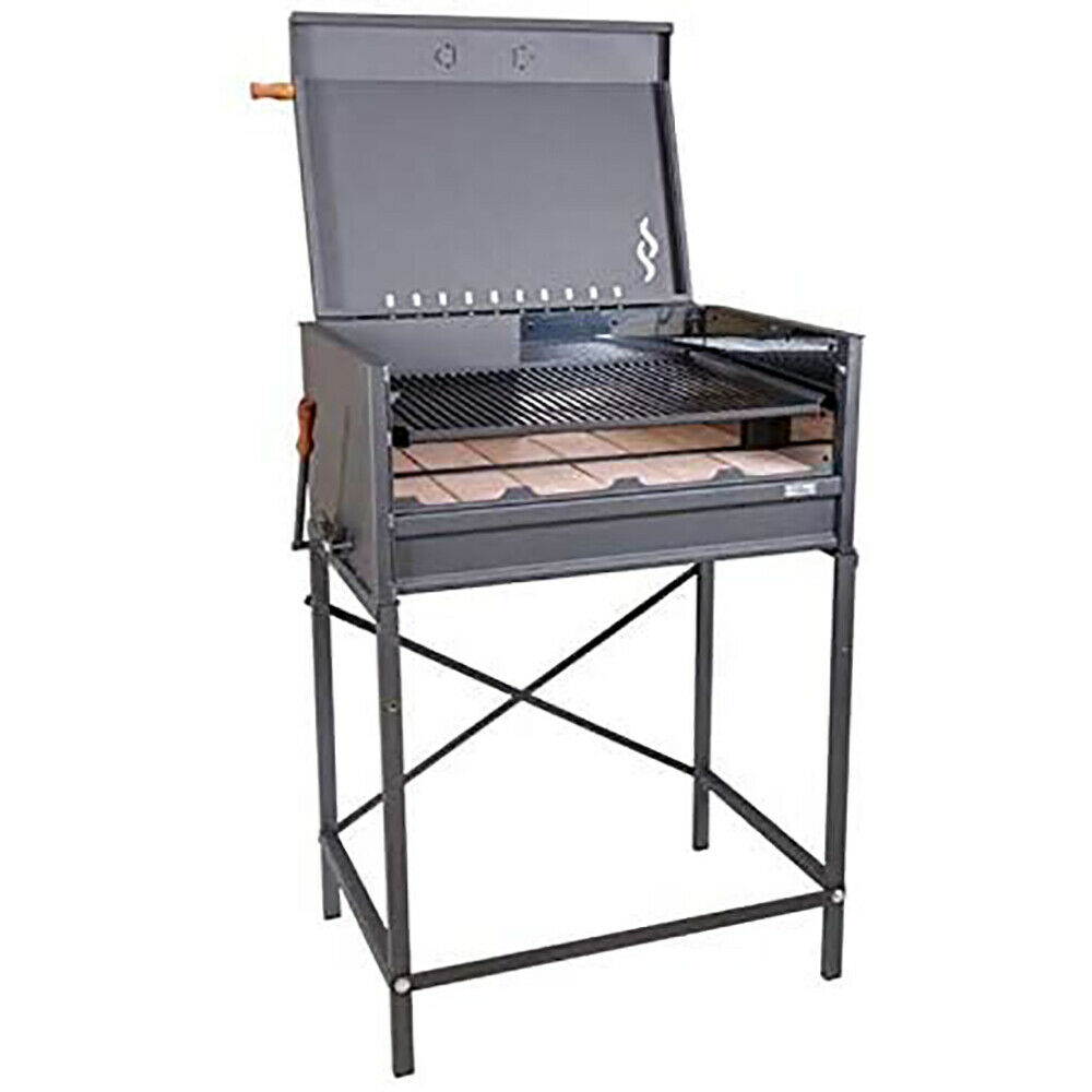 30in. Argentinian-Style Gaucho Grill - Black - 26in.