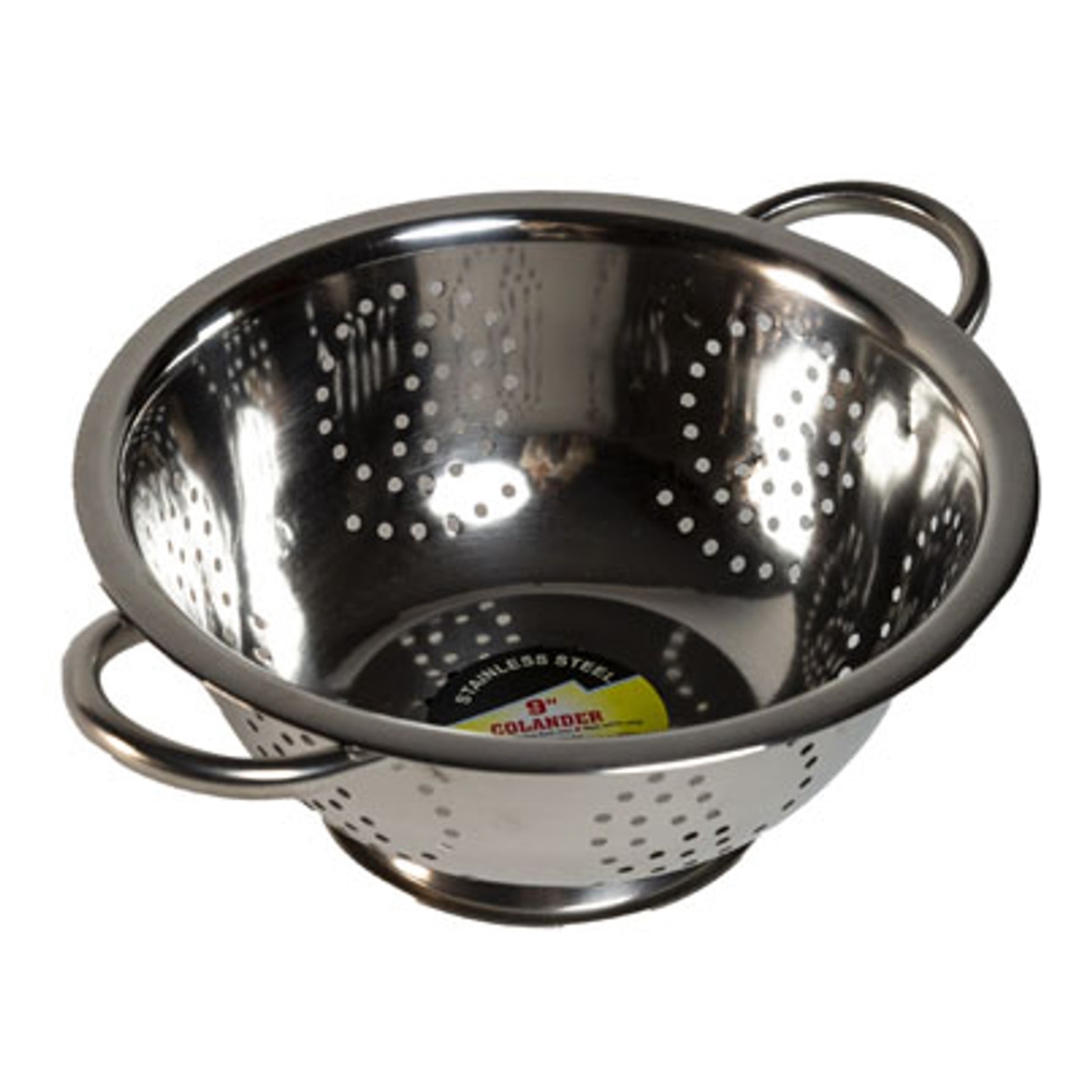 Picture of Regent Products 25513 9.45 in. Dia. x 4.25 in. Stainless Steel Colander with Base