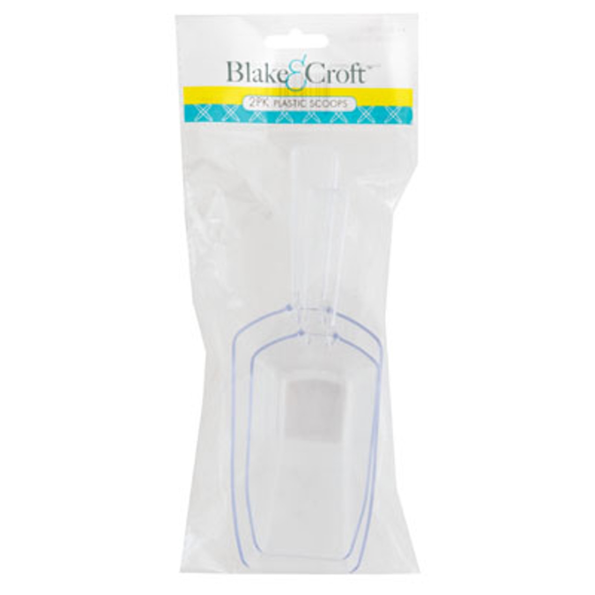 Picture of Regent Products G25997 6.5 in. & 7.68 in. B & C Printed Clear Plastic Scoop - 2 Count