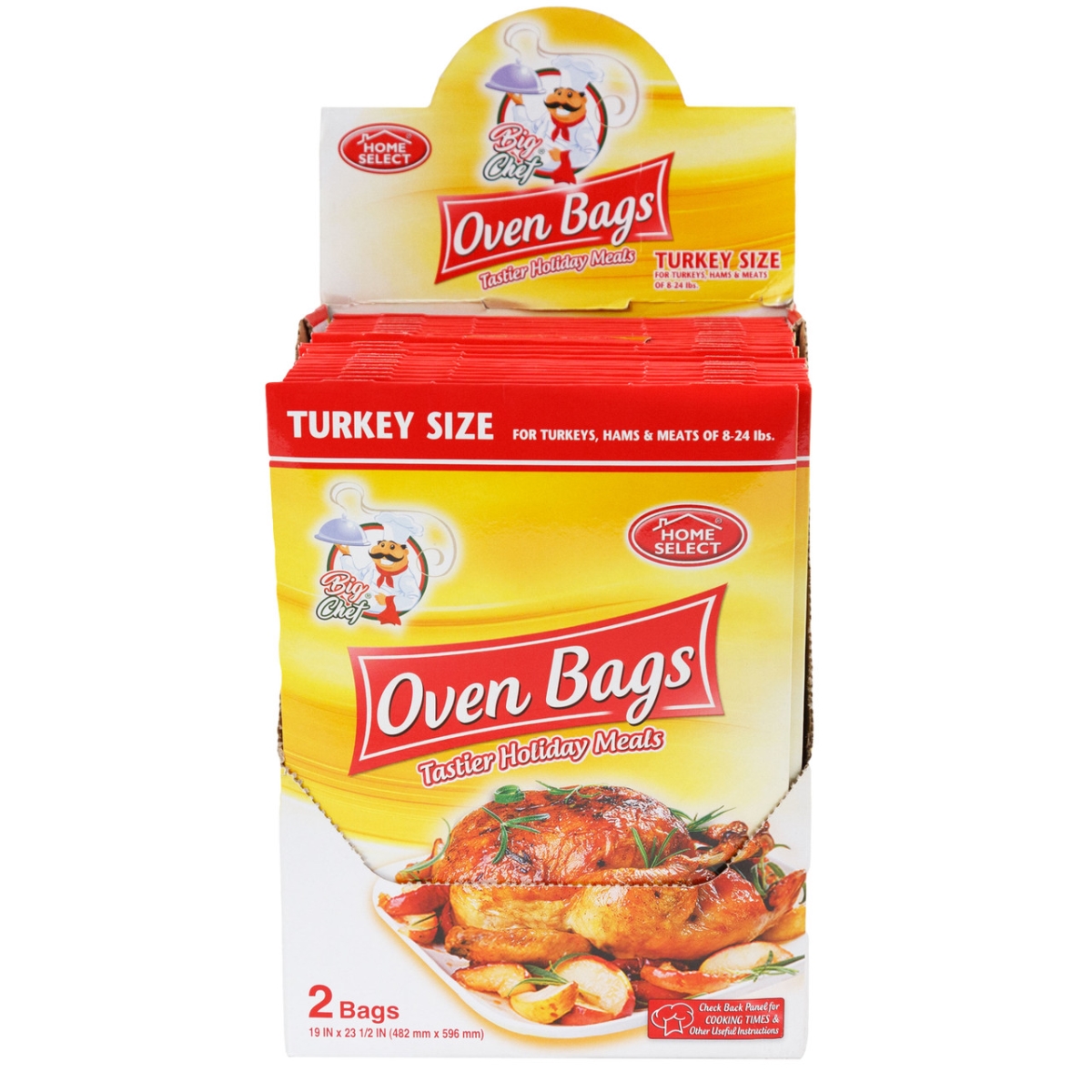 Picture of Regent Products 11441 Turkey Oven Bags with Display - 2 Count