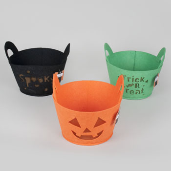 Regent Products G89156 Felt Die-Cut Halloween Basket, Pack of 24
