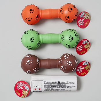 Picture of Regent Products 66919 Vinyl Dog Toy with Squeaker - 2 Assorted&#44; Pack of 48