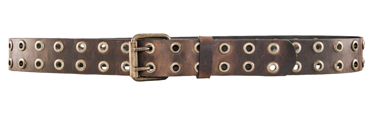 Picture of Carolina 1072C-34 Single-Ply Oil-Tanned Leather Belt, Brown - Size 34
