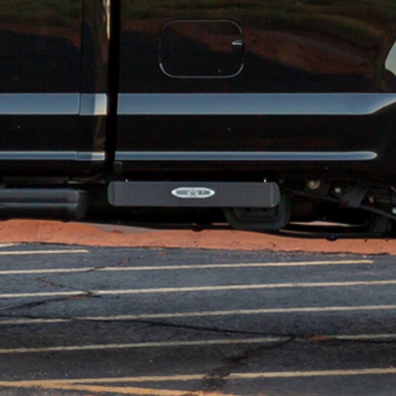 RS-100-16 16 in. Black Powder Coat Wide R-Step