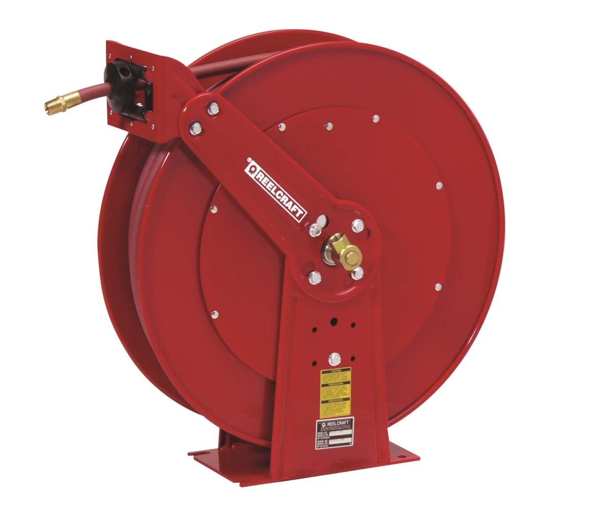 Picture of Reelcraft 82075 OMP 0.5 in. x 75 ft. Heavy Duty Dual Pedestal Hose Reel