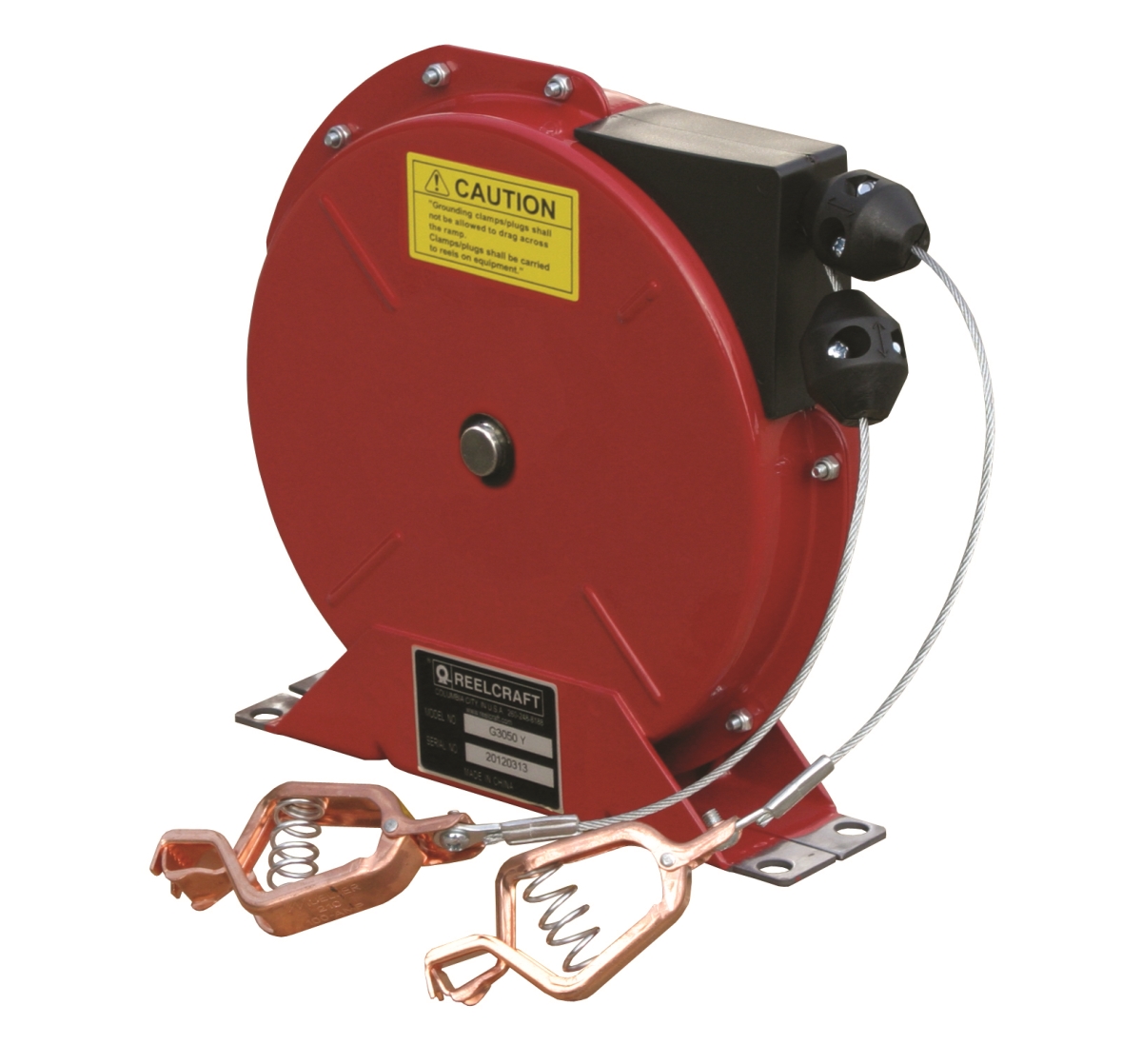 Picture of Reelcraft G 3050 Y 50 ft. Spring Retractable Grounding Reels
