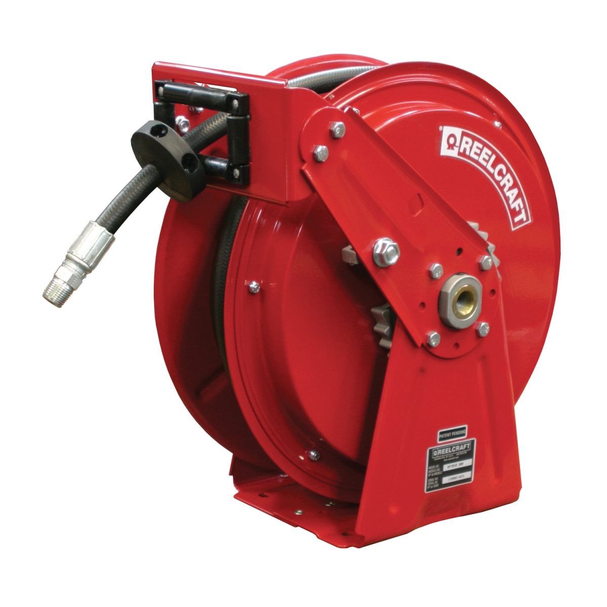 Picture of Reelcraft DP7650 OHP 0.375 in. x 50 ft. 4000 PSI Grease with Hose Reel&#44; Red