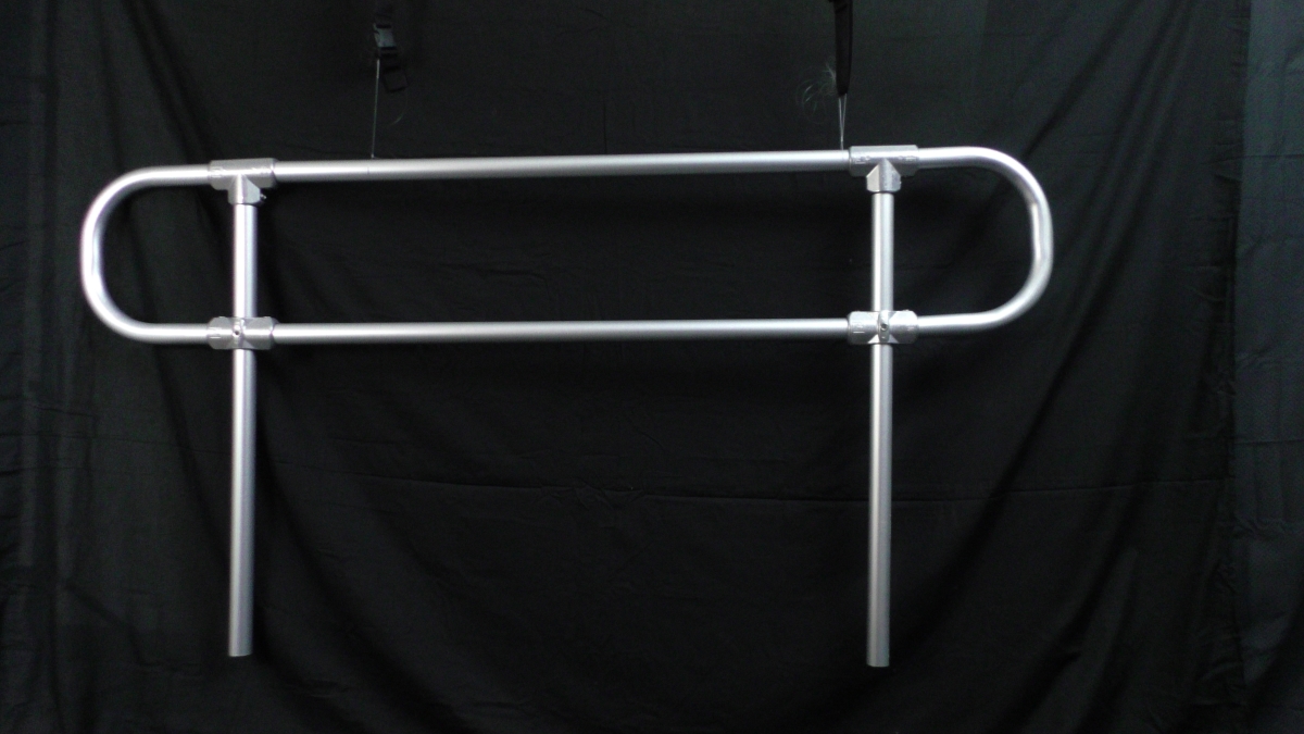 4040-4L 4' Aluminum Handrail Kit with Loop Ends