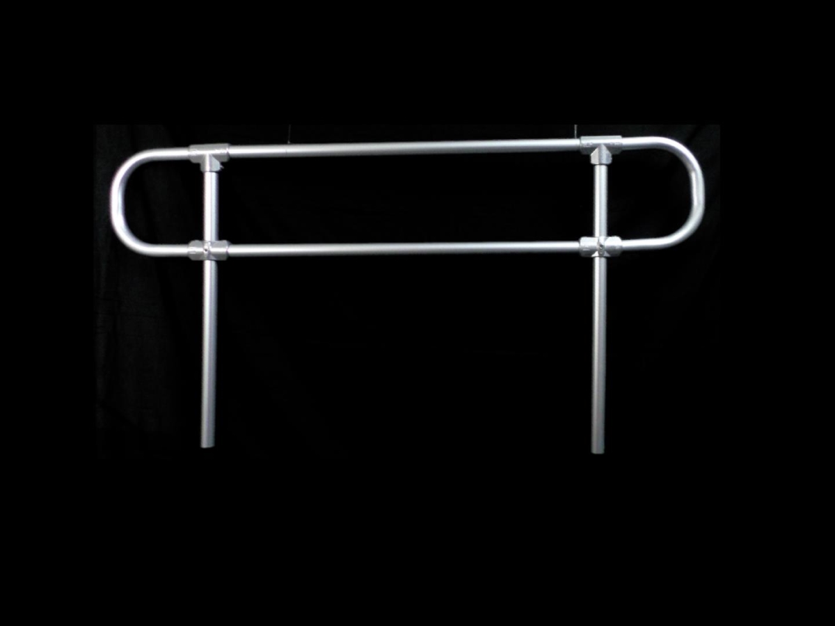 4040-5L 5' Aluminum Handrail Kit with Loop Ends
