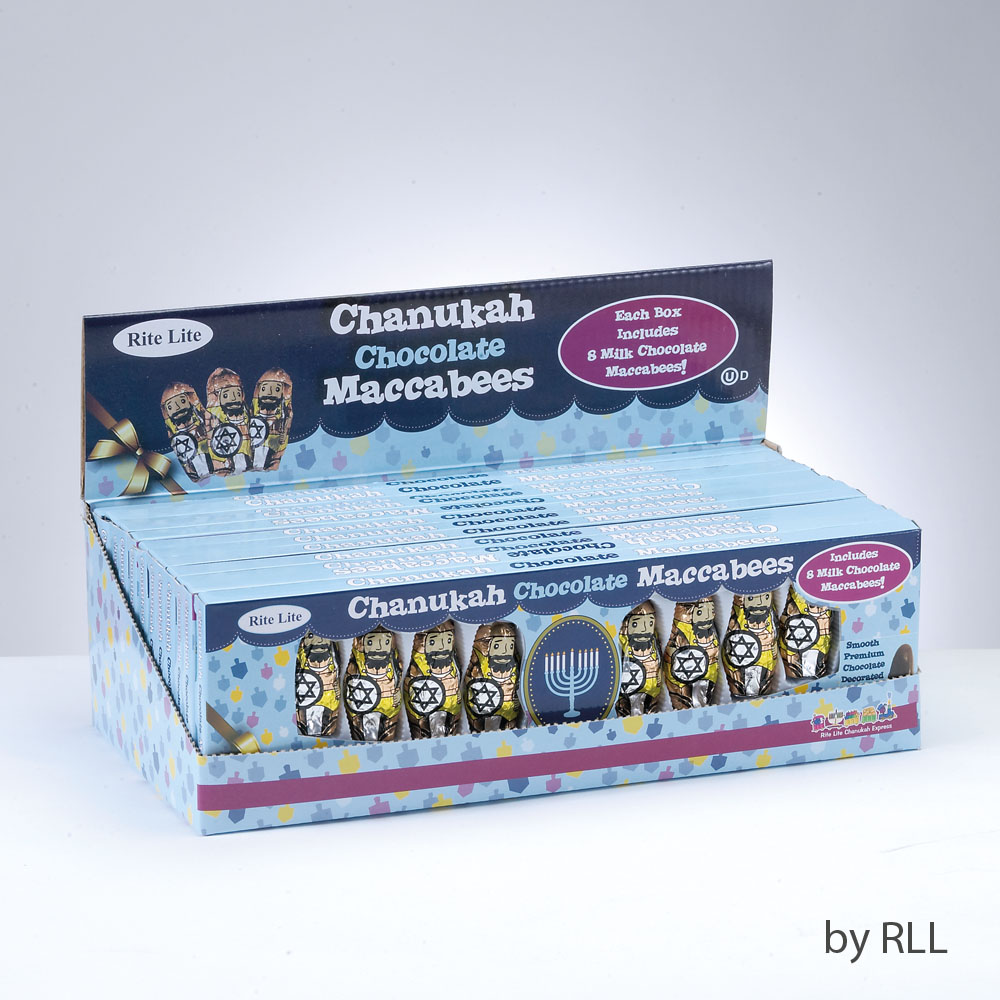 Chanukah Milk Chocolate Maccabees, 2.32 oz.